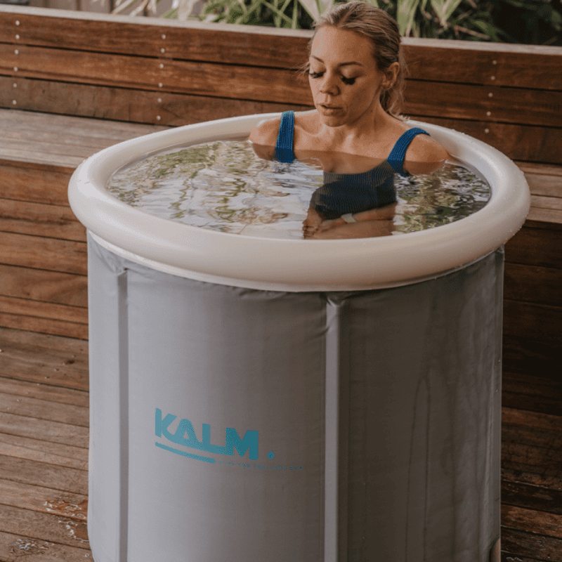 Kalm Pod Plunge used by a woman