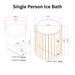 Stryke Recovery single person ice bath dimensions