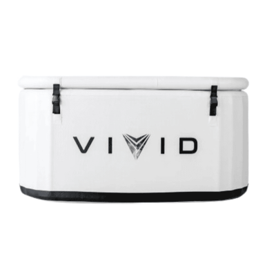 Vivid Ice Bath closed lid with white background