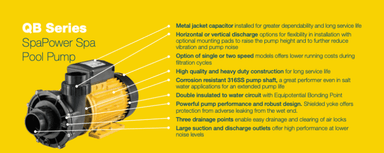 Compact Chiller pump specifications