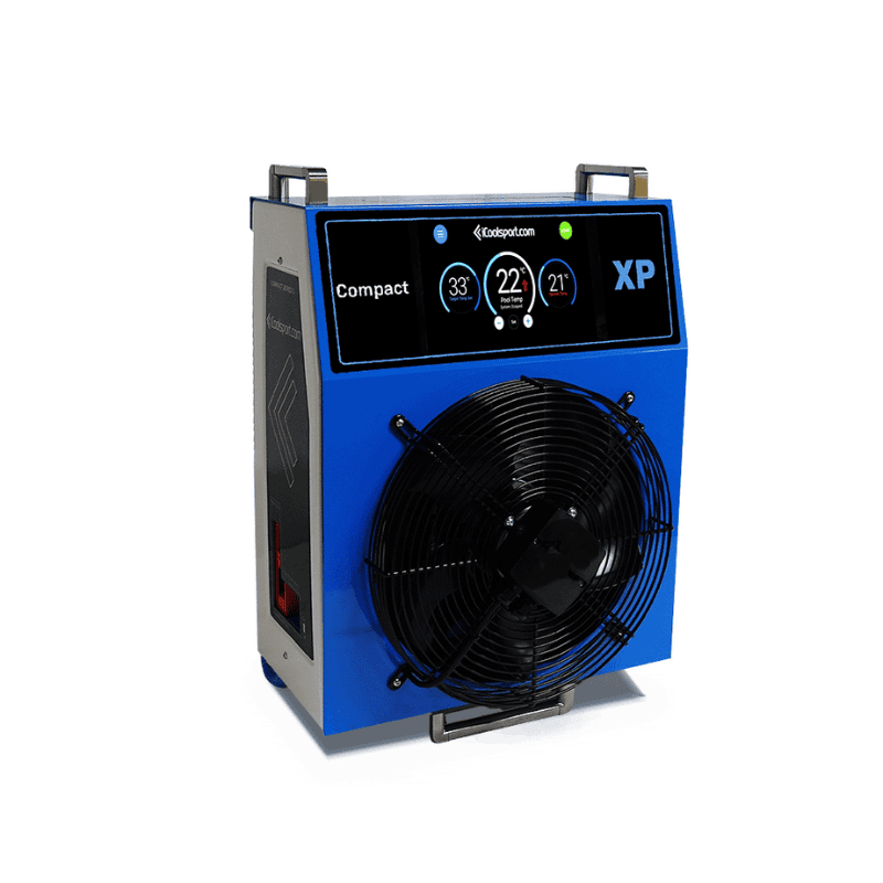 iCoolSport Compact XP chiller unit off center