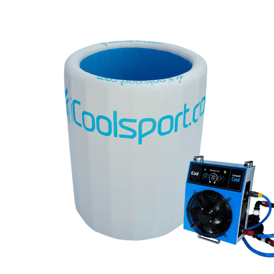 iCoolSport IceBarrel Ice Bath Plunge Tub with chiller unit