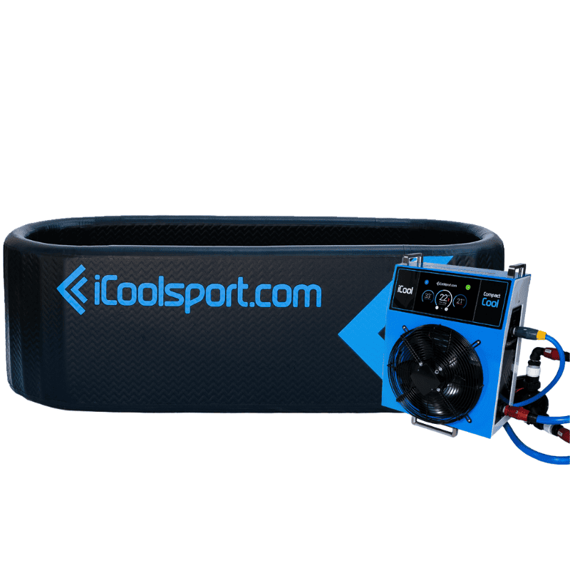 iCoolSport IceMan Ice bath with compact cool chiller unit