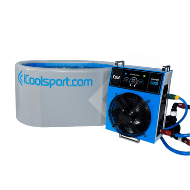 iCoolSportIceOne ice bath with Compact Cool Chiller unit