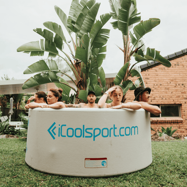 iCoolSport IceTeam Ice Bath in Use