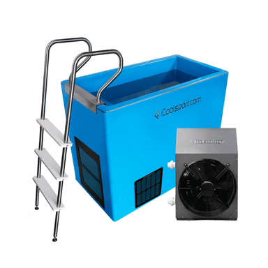 Commercial blue ice bath with turbo powerfull chiller